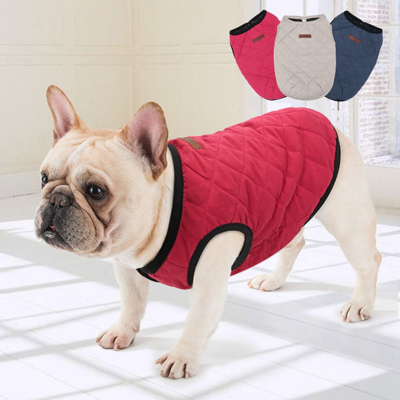 French Bulldog Clothes Warm Pet Jacket Winter Dog Pet Clothes Dog Coat Puppy Cothes for Small Dogs Chihuahua Yorkshire Pug