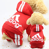 Adidog clothes Autumn And Winter New Pet Clothes Small Medium Clothes Luxury Dog Puppy Chihuahua Pet Warm Four-legged Sweater