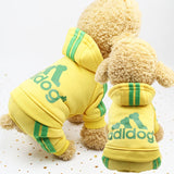 Adidog clothes Autumn And Winter New Pet Clothes Small Medium Clothes Luxury Dog Puppy Chihuahua Pet Warm Four-legged Sweater