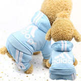 Adidog clothes Autumn And Winter New Pet Clothes Small Medium Clothes Luxury Dog Puppy Chihuahua Pet Warm Four-legged Sweater