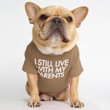 Big Size Letters Printed Summer Dog T-shirt Pure Cotton Dog Clothes for French Bulldog Soft Breathable Pet Costume 2020 Fashion