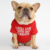Big Size Letters Printed Summer Dog T-shirt Pure Cotton Dog Clothes for French Bulldog Soft Breathable Pet Costume 2020 Fashion