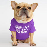 Big Size Letters Printed Summer Dog T-shirt Pure Cotton Dog Clothes for French Bulldog Soft Breathable Pet Costume 2020 Fashion