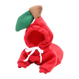 Warm Dog Winter Clothes Cute Fruit Dog Coat Hoodies Fleece Pet Dogs Costume Jacket for French Bulldog Chihuahua Ropa Para Perro